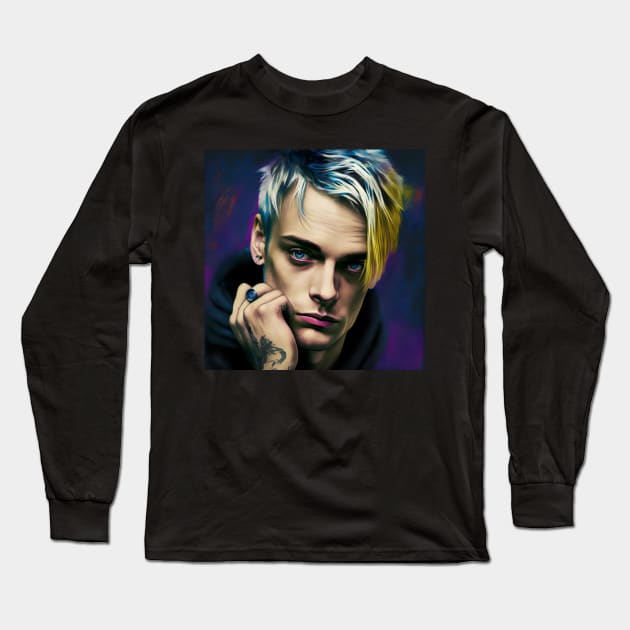 Aaron Carter Long Sleeve T-Shirt by Sobalvarro